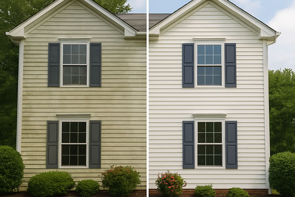 House Washing Before and After